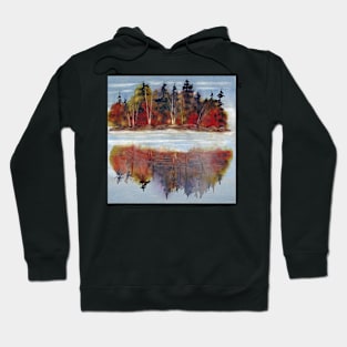 Autumn Reflections (Near Algonquin, Ontario) Hoodie